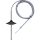 Belimo 01CT-1APF Kábelhőmérséklet-érzékelő rögzítőperemmel passzív, Pt100, Szonda hossza 200 mm, Szonda átmérője 6 mm, Kábel 2 m, 2 eres