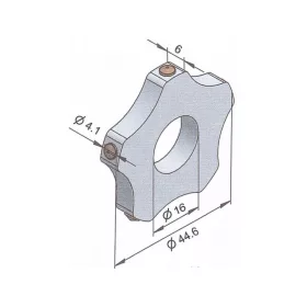 Betonmaró csillag (prémium, 5P 44,6-6/16-6,5)