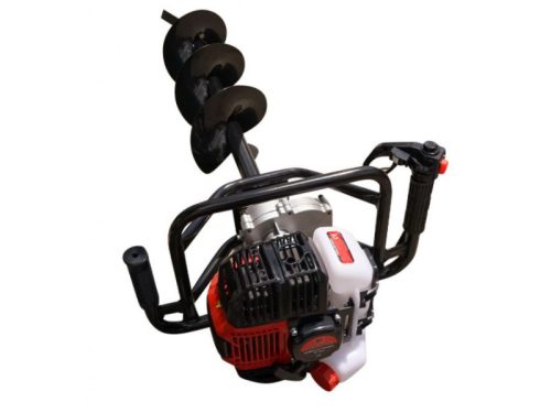 MEDIA LINE MF52-3 benzines földfúró (Ajándék 100-150-200mm-es fúrószárakkal!)