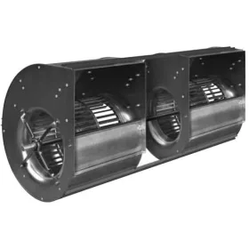   Nicotra ADH G2E0-0160 Kétoldalt szívó ékszíjas ikerventilátor lábazattal