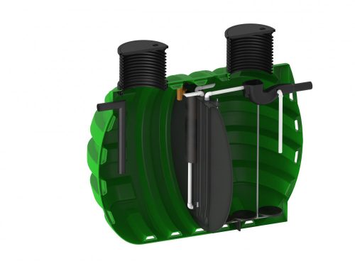 Roto RoClean 16 PE 10000L biológiai szennyvíz tisztító + 2 x TH6 x 4