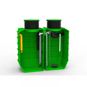   Roto EcoBox 2-5 PU 4000L házi biológiai szennyvíz tisztító + 2 x TH6 x 4