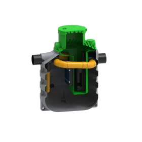   Roto RoOil NS 100/10 Olajcsapda 4000L 10%-os bypass-szal- NYAK NÉLKÜL