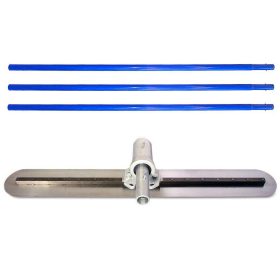 BETONTROWEL kézi betonlehúzólap szett (acél, 90cm)