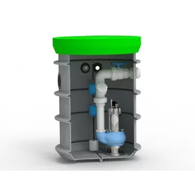   Roto RoPump 600 X 1000 Pentax DG102 szennyvíz átemelő egy szivattyúval- NYAK NÉLKÜL