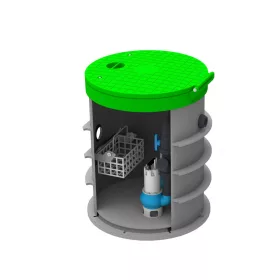   Roto RoPump 800 X 1000 2x Pentax DG102G szennyvíz átemelő két szivattyúval- NYAK NÉLKÜL