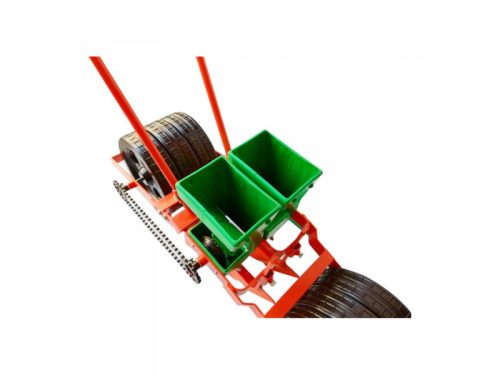 K2.2 kézi vetőgép (ikersoros sorkerekes, 12 cm-es sortávolsággal)