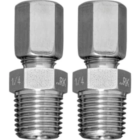   Belimo A-22WP-A06 Csőcsavarzat, Rozsdamentes acél, Cső 6 mm G 1/4"-ra (külső menetes), , 2 darabos készlet