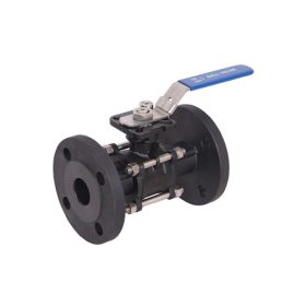   A710 – Szénacél 3 részes karimás gömbcsap ISO peremme DN15