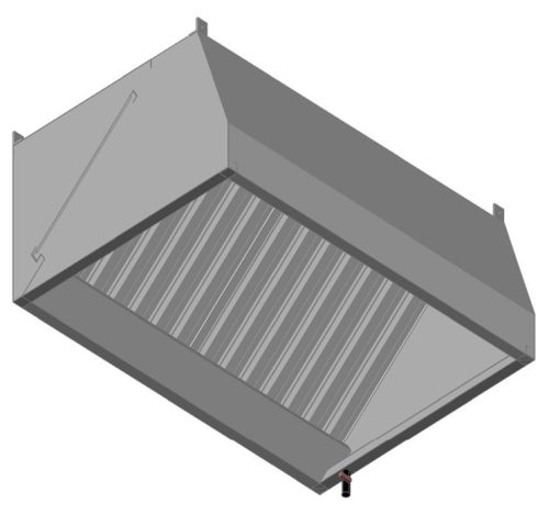 ATFE0707 Rozsdamentes fali elszívóernyő 700 X 700 HxSZ(mm)