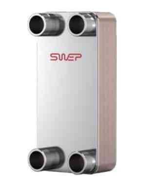 SWEP B320LTHx110/1P-SC-S 4x2 ½" lemezes hőcserélő forrasztott kivitel (anyag AISI 316)