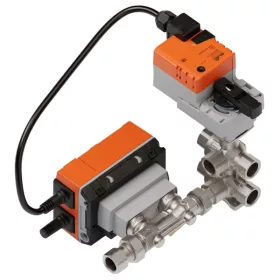   Belimo EP015R6+BAC (EP015R-R6+BAC kiváltó) Elektr. 6 járatú PI-CCV EPIV, AC/DC 24 V, BACnet MS/TP, Modbus RTU, MP-Bus, 2...10 V, DN 15, Belső menet, Rp 1/2", PN 16, ps 1600 kPa, V'nom 1500 l/h, Közeghőmérséklet 6...80°C [43...176°F]