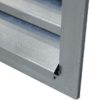 Glossy (SIG) BLR-S50 1000 x 1800 Horganyzott acél kültéri esővédő fixzsalu