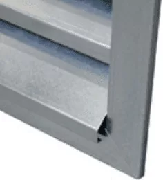 Glossy (SIG) BLR-S50 1200 x 800 Horganyzott acél kültéri esővédő fixzsalu