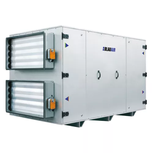 BlauAir BL 07 CFH 5000 légkezelő Intergrált vizes fűtéssel S25 wifi, okos vezérléssel
