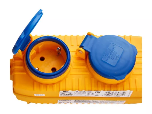 BRENNENSTUHL Powerblock 4-es ipari hosszabbító (10m, H07RN-F, 3G1,5, IP54)