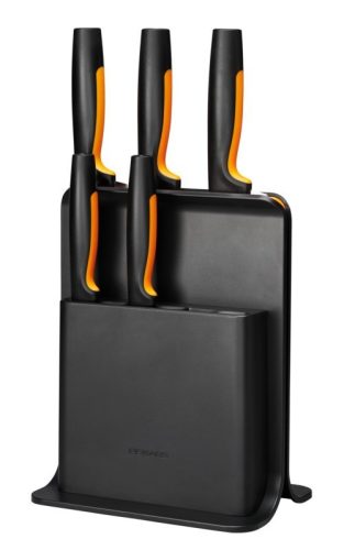 Fiskars Functional Form késblokk műanyag tartóban  5 késes