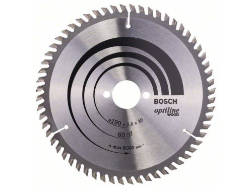 BOSCH Optiline Wood körfűrészlap