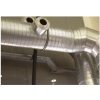 VIE Ø450 légtechnikai bilincs EPDM szigeteléssel, M8+M10 kombinált menettel