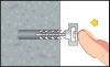 INSERTFIX nagy fejjel, fekete