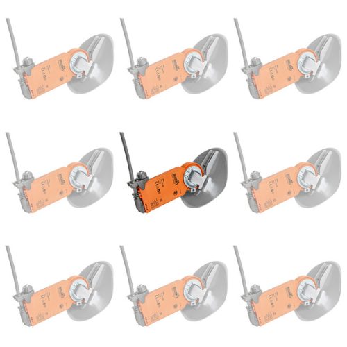 Belimo CM230-L-125D.2 Hajtómű szabályozó csappantyúval DN 125, 2 Nm, AC 100...240 V, nyit/zár, 3 pontos, 58 s, IP54, 20 darabos multipack csomag