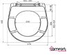 Softclose WC ülőke – lassú záródású Duroplast