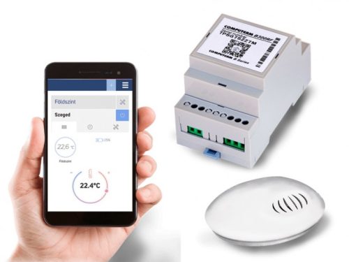B300RF Wi-Fi termosztát vezeték nélküli hőérzékelővel