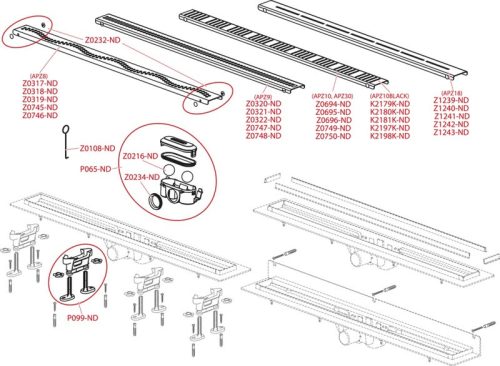 Rács APZ8650 folyókához