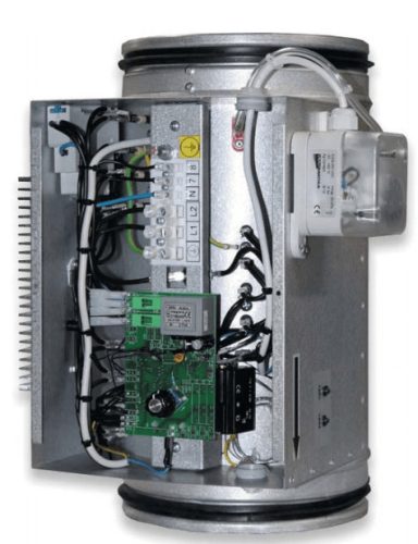 Glossy (SIG) CVA - MQI 125 900W Elektromos előfűtő kalorifer kompakt légkezelőkhöz, 230V,1 fázis