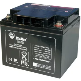   DIAMEC 12V 40Ah 12V, 40Ah, zselés, ólom akkumulátor, gondozásmentes, 196.5x170x165mm, 12.4kg.