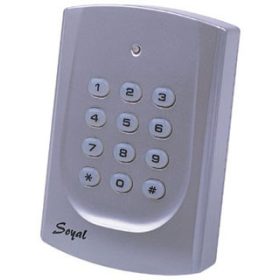   SOYAL AR-721HV3-A Mifare ezüst Önálló vagy hálózati vezérlő, kártyaolvasó, billentyűzet, ajtóvezérlő, PC csatlakozás.