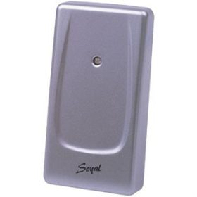   SOYAL AR-721/723UDW ezüst Kártyaolvasó hálózati központokhoz vagy önálló vezérlőkhöz, Mifare, vízálló, ezüst.