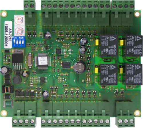 SOYAL AR-716E 15 000 felhasználós, 16 ajtós (bővíthető) hálózati vezérlőközpont, PC csatlakozással.