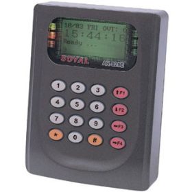   SOYAL AR-829E-B Mifare szürke 15 000 felhasználós, önálló vagy hálózati vezérlő, kártyaolvasó, kódbillentyű, LCD.