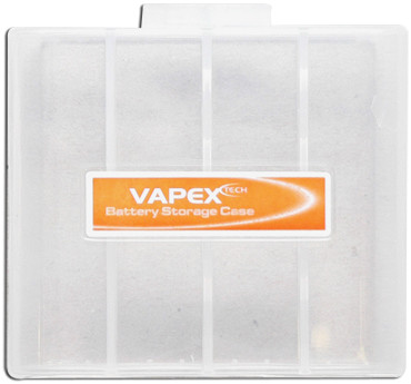 VAPEX 4AA/AAA Műanyag tartó 4 db AA vagy AAA méretű akkumulátorhoz vagy elemhez.