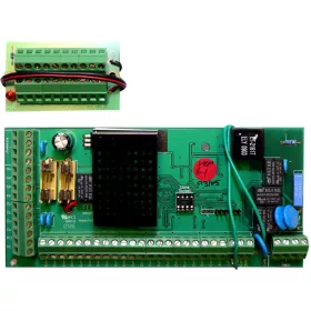   Micron SCORPION Z16040C panel 16 zónás, kommunikátoros, partícionálható riasztóközpont panel.