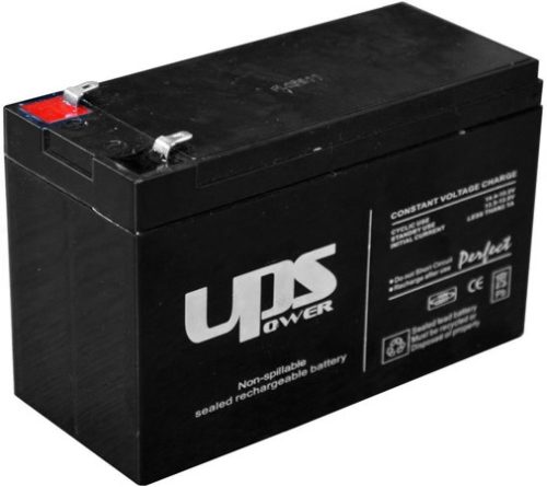 UPS 12V 7Ah 12V, 7 Ah, zselés, ólom akkumulátor, gondozásmentes, 151x98x65mm, 2.05kg.