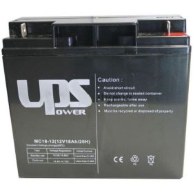   UPS 12V 18Ah 12V, 18Ah, zselés, ólom akkumulátor, gondozásmentes, 181x167x76mm, 5.6kg.