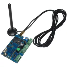   S-GSM 1 Univerzális GSM modul, beépített hívó és SMS küldő egységgel, 4 bemenet/1 (2) kimenet.