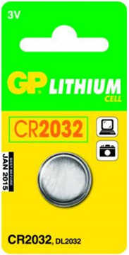 GP CR2032 CR2032 gombelem, 3 V, 210 mAh, lítium.