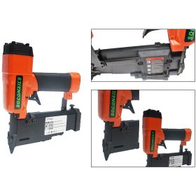   SOCONAILS PT650 pnematikus síktáras szögbelövő gép könnyű faszerkezetekhez, dekorációkhoz, keretezésekhez, sarokcsapolások rögzítéséhez