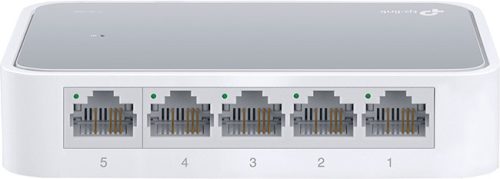 TP-LINK TL-SF1005D Hálózati kapcsoló, 5 db 10/100Mbps port, Auto-Negotiation, Auto-MDI/MDIX, 5VDC.