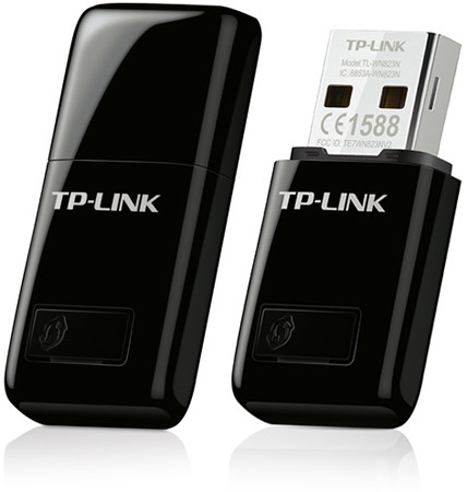 TP-LINK TL-WN823N Vezeték nélküli hálózati adapter, 2.4GHz, 300Mbps, USB 2.0, belső antenna.