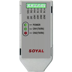   SOYAL AR-485REP-V2 Jelerősítő távoli RS-485 eszközökhöz 1000 méter távolságig, max. 128 db eszközhöz.
