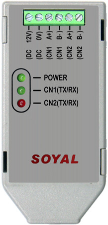 SOYAL AR-485REP-V2 Jelerősítő távoli RS-485 eszközökhöz 1000 méter távolságig, max. 128 db eszközhöz.