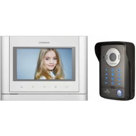   COMMAX CDV-70M + DRC-40DK 1 lak. video kaputelefon, 4+2+3 vezetékes, kódzár, TAG, 2 ajtó nyitás.