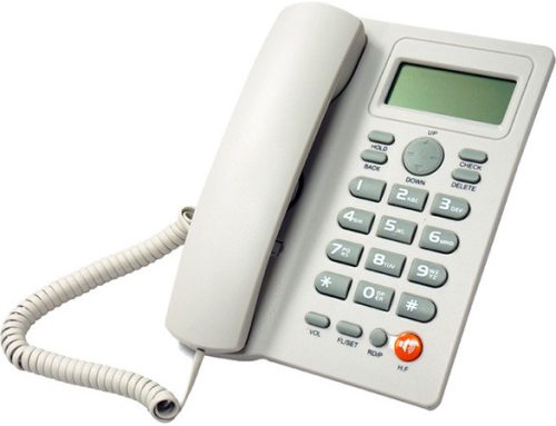 EXCELLTEL PH-208 fehér Asztali, analóg telefon, LCD, hívószámkijelzés, 16 féle csengőhang, kihangosítás, fehér.