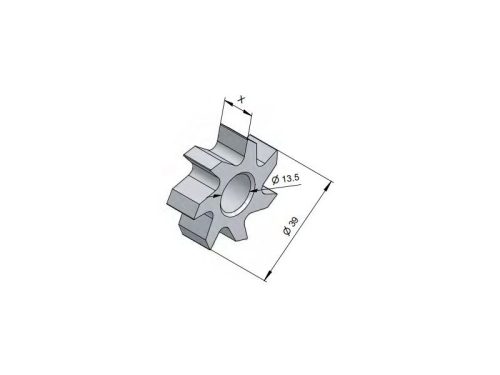 Betonmaró csillag (prémium) 12P 54-20/22