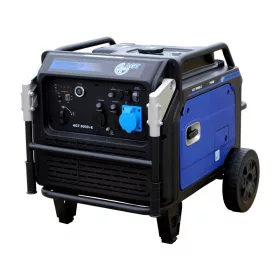   AGT 8000IE inverteres áramfejlesztő (7,5 kVA, elektromos indítás) +ajándék szállítókerék!