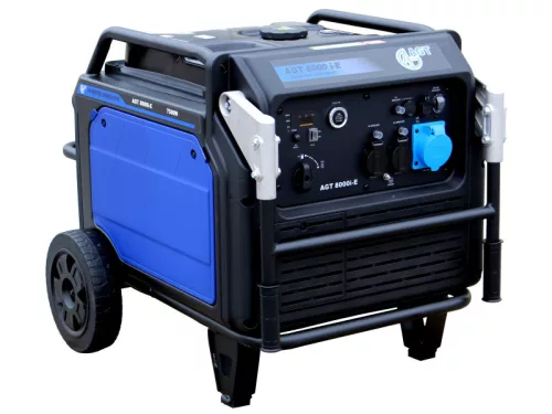 AGT 8000IE inverteres áramfejlesztő (7,5 kVA, elektromos indítás) +ajándék szállítókerék!
